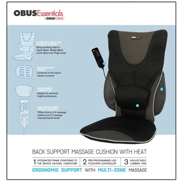 Car Seat Cushion With Back Rest